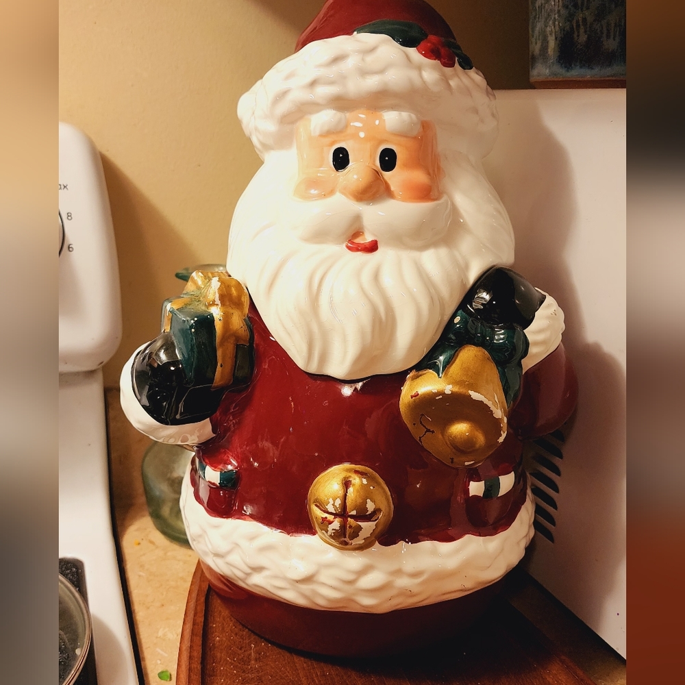 Vintage Santa Cookie jar